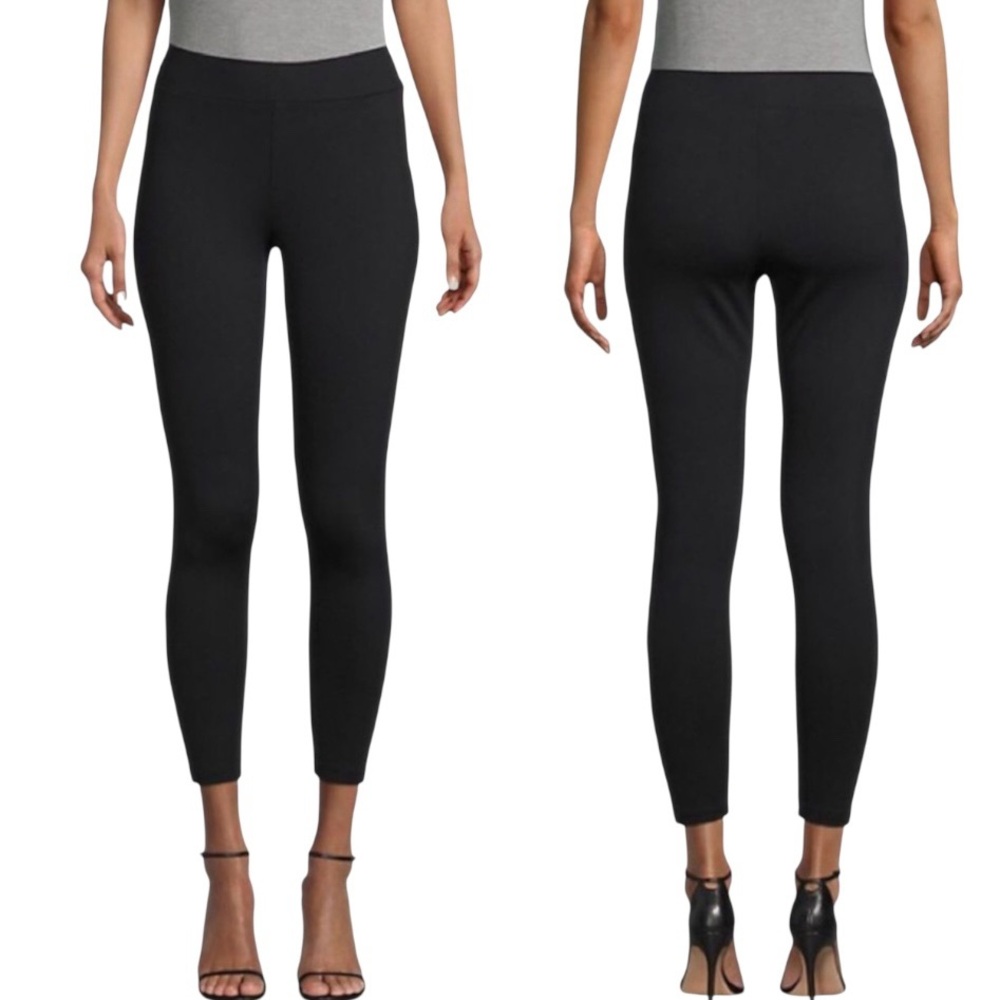 Matty M Black High Waisted Live In Legging Size Small Pull On Style